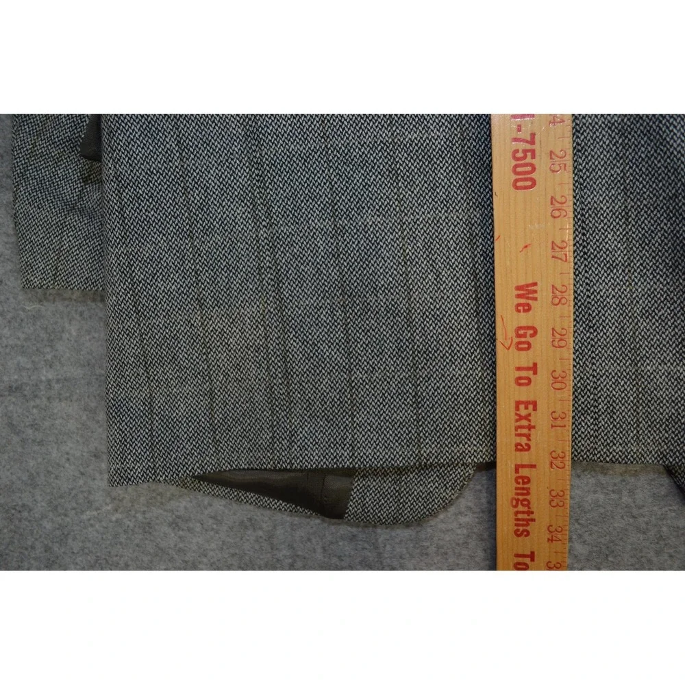 Lubiam 1911 Cashmere Mens 44L Blazer Gray Check Wool Italy Sport Coat Luxury LBM